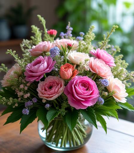 Beautiful floral arrangement by Aviary Blooms